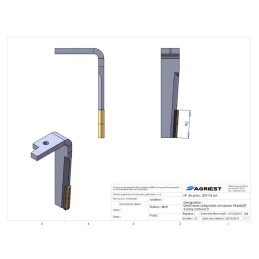 DENT HERSE ADAPTABLE AMAZONE 954426 (F) 2 PLA AQ. CARB D