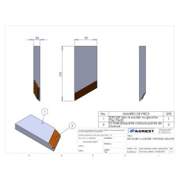 BEC A SOUDER 170X70X20 GAUCHECARB