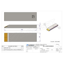 BEC A SOUDER 300X80X30 CARB