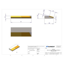 MISE A SOUDER CONTRESEP90X40X12 BISEAUTE D CA ARB