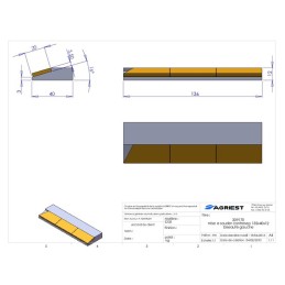 MISE A SOUDER CONTRESEP135X40X12 BISEAUTE G C CARB