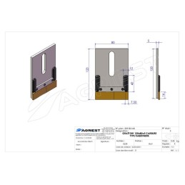 GRATTOIR 120X80X5 CARBURE RABEWERK 84050027