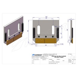 GRATTOIR 90x100x5 CARBURE SULKY 720345