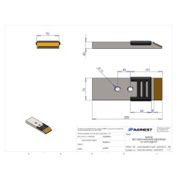 BEC DE DECHAUMAGE 220X70X20 CARB KV KK053090 recharge