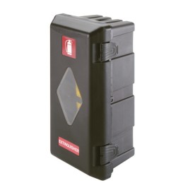 COFFRET PORTE EXTINCTEUR 6KG  ROUGE+FENETRE 3 10X610X250