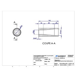 BAGUE ADAPTATION PR DENT Ø45 CL