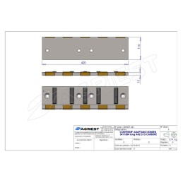 CONTRESEP ADAPTABLE LEMKEN 3411504 long A42 D D/G CARBURE