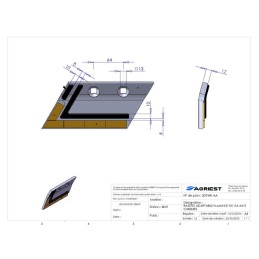 RASETTE ADAPTABLE HUARD 631101 EA 64 G CARBUR RE