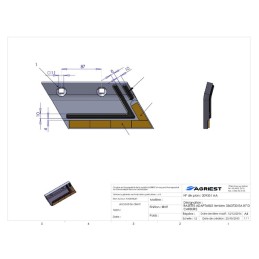 RASETTE ADAPTABLE LEMKEN 3363720 EA 87 D CARB BURE