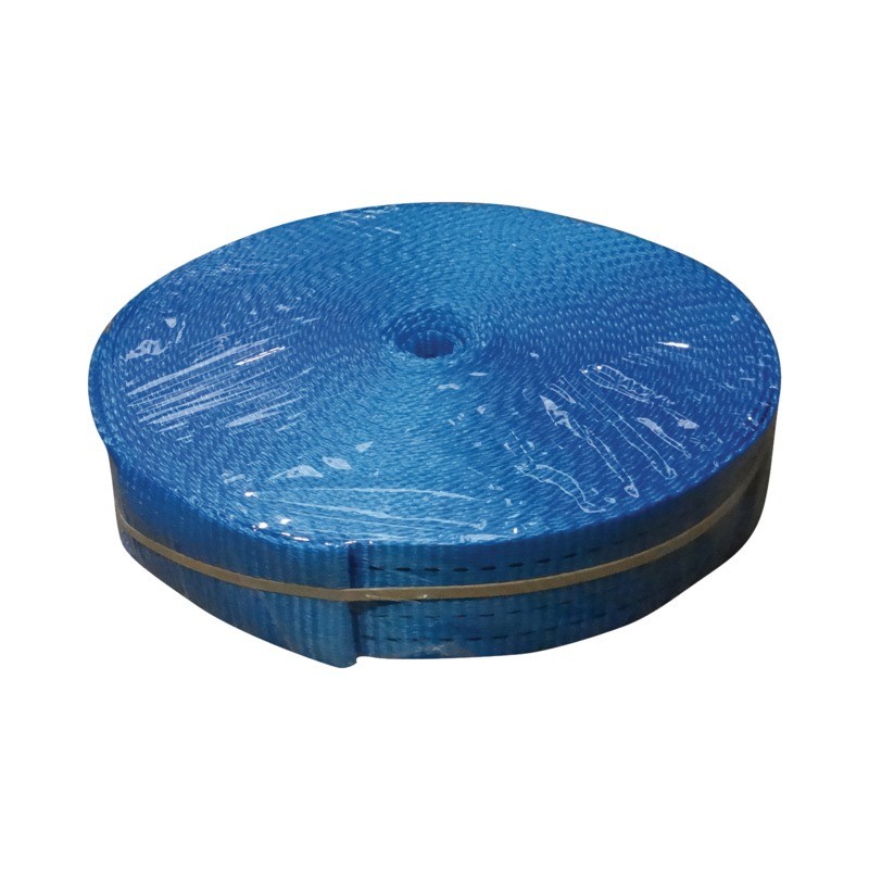 SANGLE LARGEUR 50 LONGUEUR 25M AVEC BOUCLE A UNE EXTREMITE