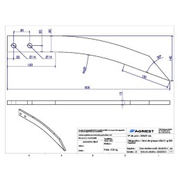 DENT DE GRAPPIN 50X12 LG 505 FX 55331