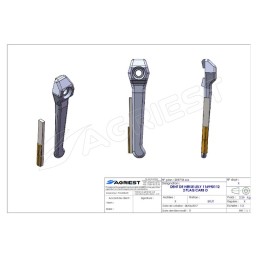 DENT HERSE ADAPTABLE LELY 116990112 (N) 2 PLA AQ. CARB D