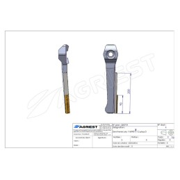 DENT HERSE ADAPTABLE LELY 116990111 (N) 2 PLA AQ. CARB G