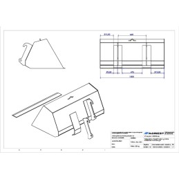 GODET FRONTAL AP-GF A LAMELG1500 M FAUCHEUX A AM
