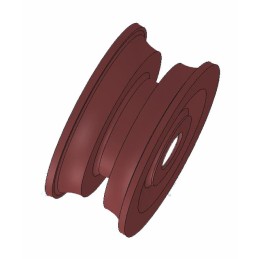 POULIE Ø 128 BAGUEE PR BALANCIER TYP DOUC