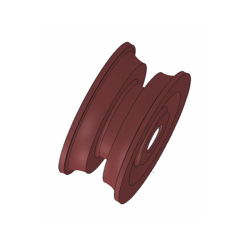 POULIE Ø 128 BAGUEE PR BALANCIER TYP DOUC