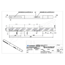 ARBRE DE TETE HYDRAULIQUE  NM TYPE DOUCET