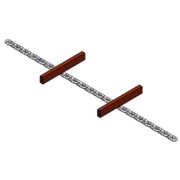 CHAINE A. CENTRALE TUBE 50X25X3 PAR 5MT