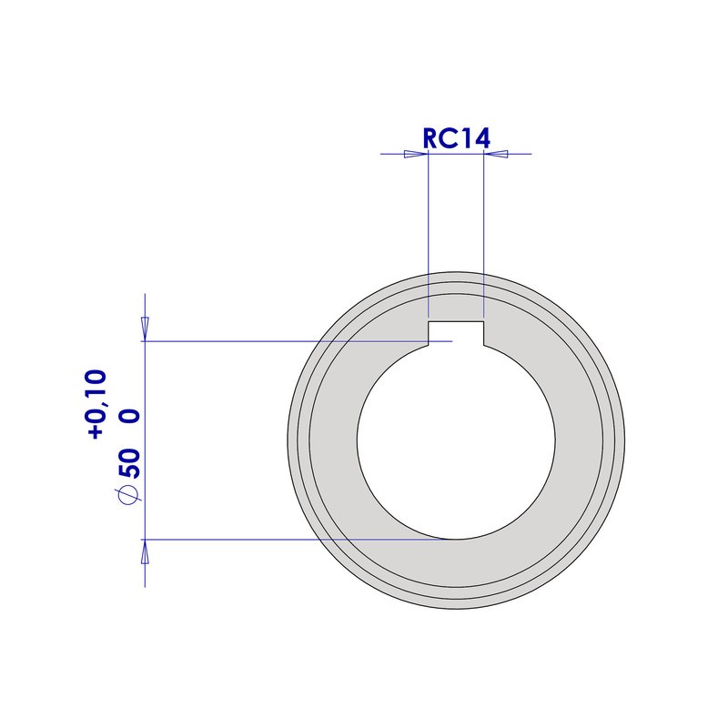 MOYEU DE NOIX CM Ø 50RC14