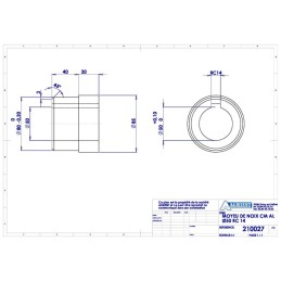 MOYEU DE NOIX CM Ø 50RC14