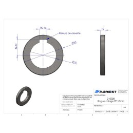 BAGUE CALAGE EP 10MM 55 RC 16