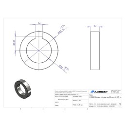 BAGUE CALAGE EP 20MM 55 RC 16