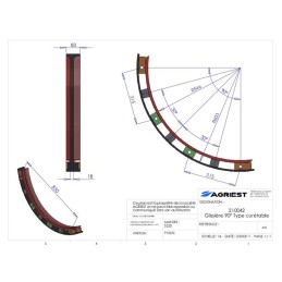 GLISSIERE TYPE CU.NN 90°