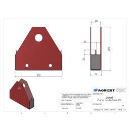 CARTER DE POULIE CU. Ø 350