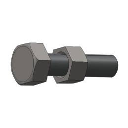 BOULON TH 12X50 ZINGUE POUR CU CL8.8