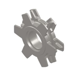 NOIX 14X50 6 EMP ACIER N°2 SANS MOYEU