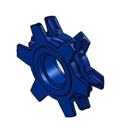 NOIX 14X50 6 EMP ACIER N°3 SANS MOYEU