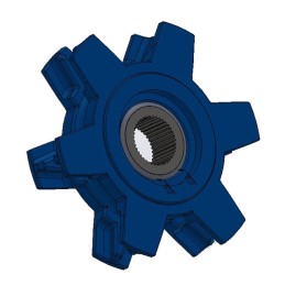 NOIX 14X50 6 EMP ACIER N°2 CU CAN
