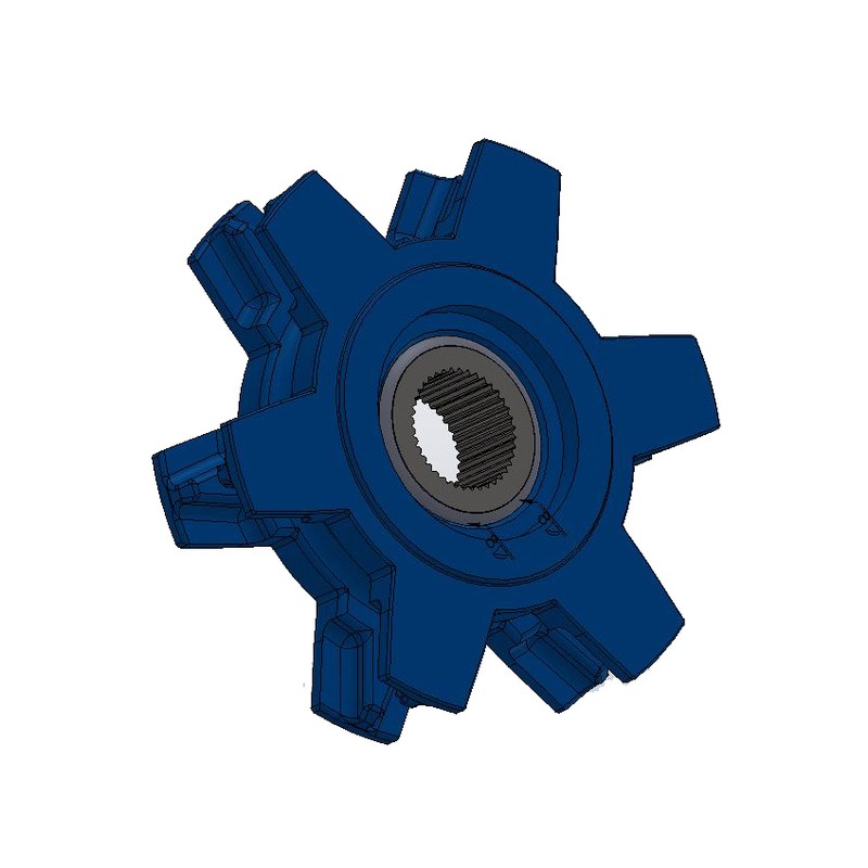 NOIX 14X50 6 EMP ACIER N°2 CU CAN