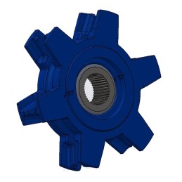 NOIX 14X50 6 EMP ACIER N°3 CU CAN