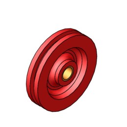 POULIE NUE BAGUEE Ø 250 TYPE SAM