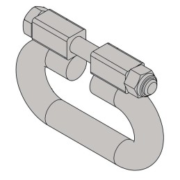 ATTACHE 13X62AVEC BOULON LATERAL