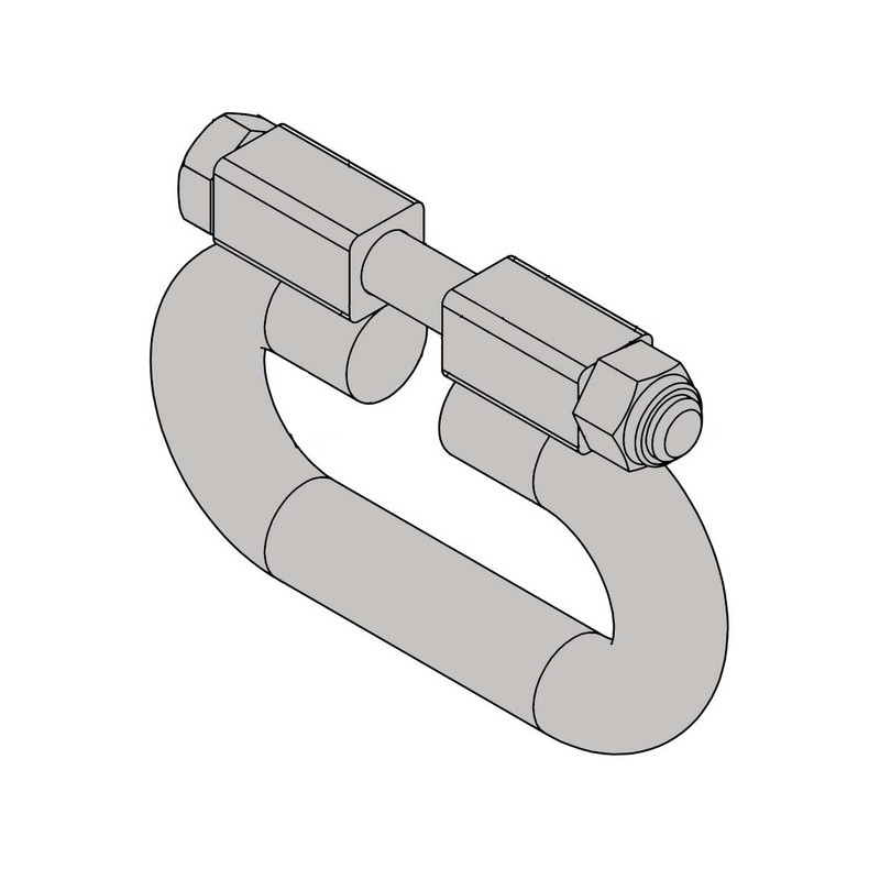 ATTACHE 13X62AVEC BOULON LATERAL