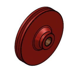 POULIE NUE BAGUEE Ø 350 TYPE DIMAG