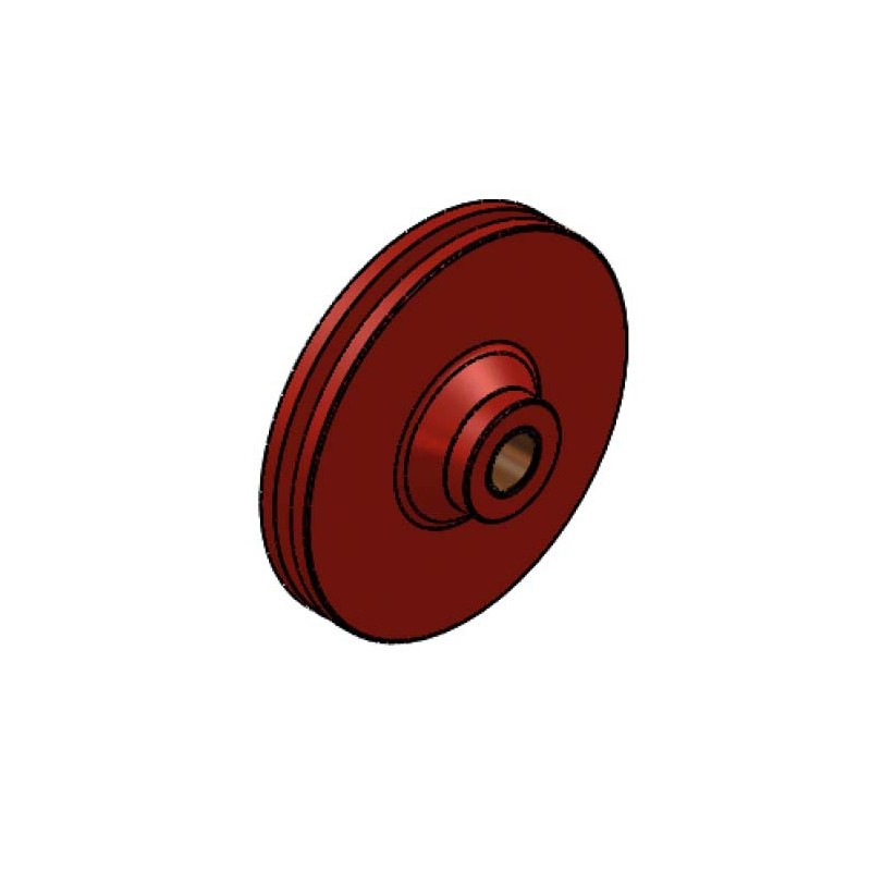 POULIE NUE BAGUEE Ø 350 TYPE DIMAG