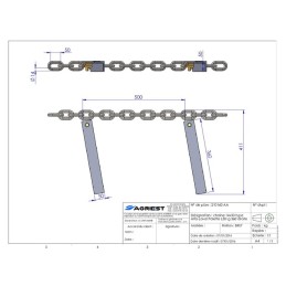 CHAINE 14X50 TYPE ALFA LAVAL CPLT L50 D