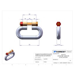 ATTACHE 14X72 EVACUATEUR