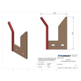 FOURCHETTE DE RACLEU R TYPE THIERION