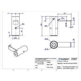 AXE DE POULIE TYPE THIERION