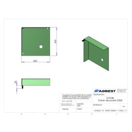 CARTER DE POULIE  TYPE THIERION