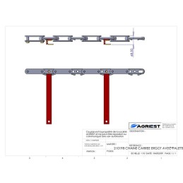 CHAINE CARREE ERGOT NOIRE CP PAL 0.42