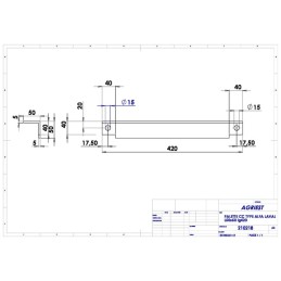 PALETTE CC TYPE ALFA LAVAL L50X50 LG 420