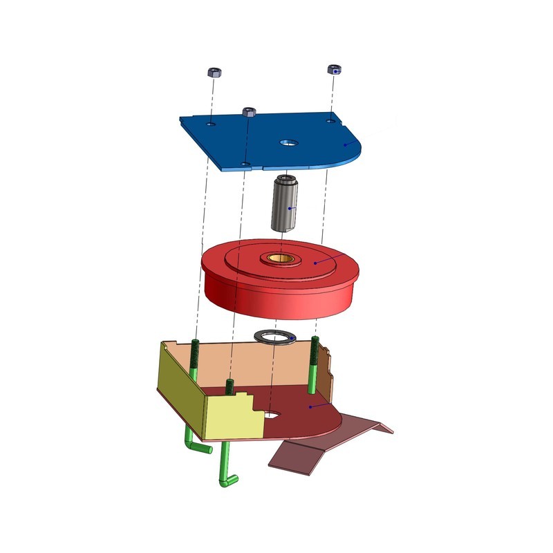 POULIE CPLTE Ø 320 CC MIRO NM