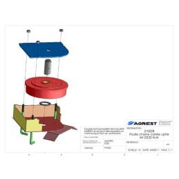 POULIE CPLTE Ø 320 CC MIRO NM