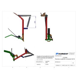 RACLEUR PALETTE MIRO COMPLET GAUCHE