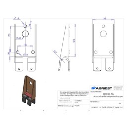 ACCROCHAGE DE RAMPE A CHAPE